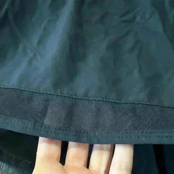 ASICS black running shorts with liner new with tags woman’s large - Picture 6 of 6